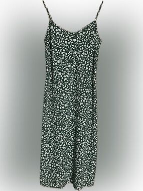 Studio B Green and White Ditsy Floral Slip Dress.